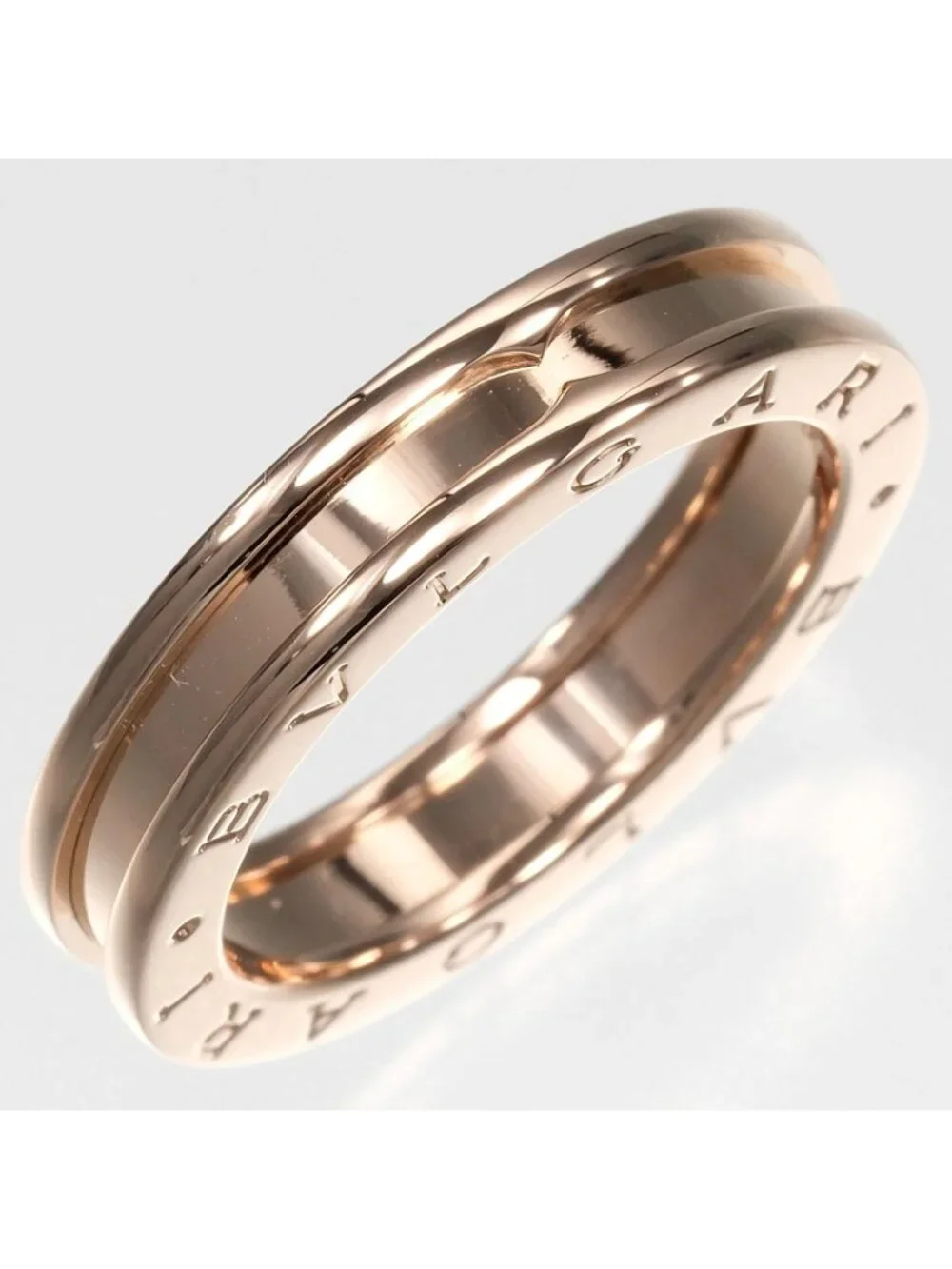 Bvlgari B.Zero1 XS 18K Pink Gold Ring 20